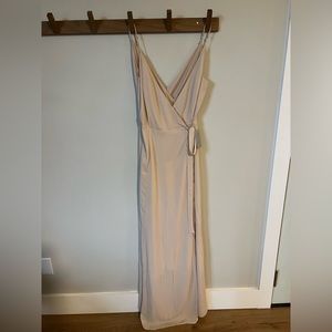 WAYFE Champange floor lenght dress